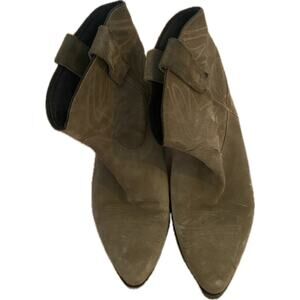 Closed Tan Ankle Boots